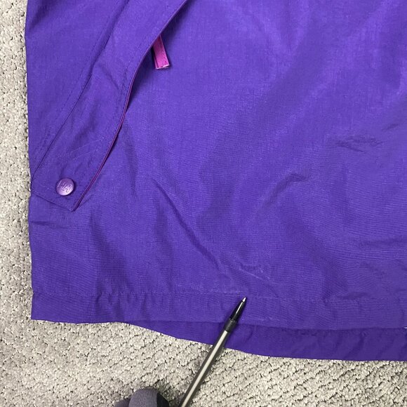 Vintage 90s Helly Hanson Jacket Men's Medium Oversized Purple Pullover Anorak - Picture 3 of 12